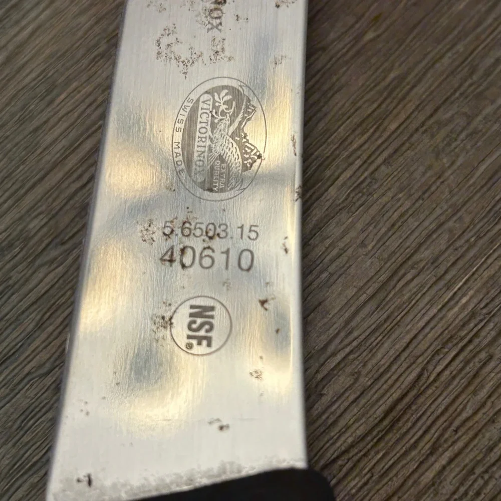 Vtg Victorinox Forschner Fibrox Knife Lot 4 Chef Boning Fillet Butcher NSF Swiss